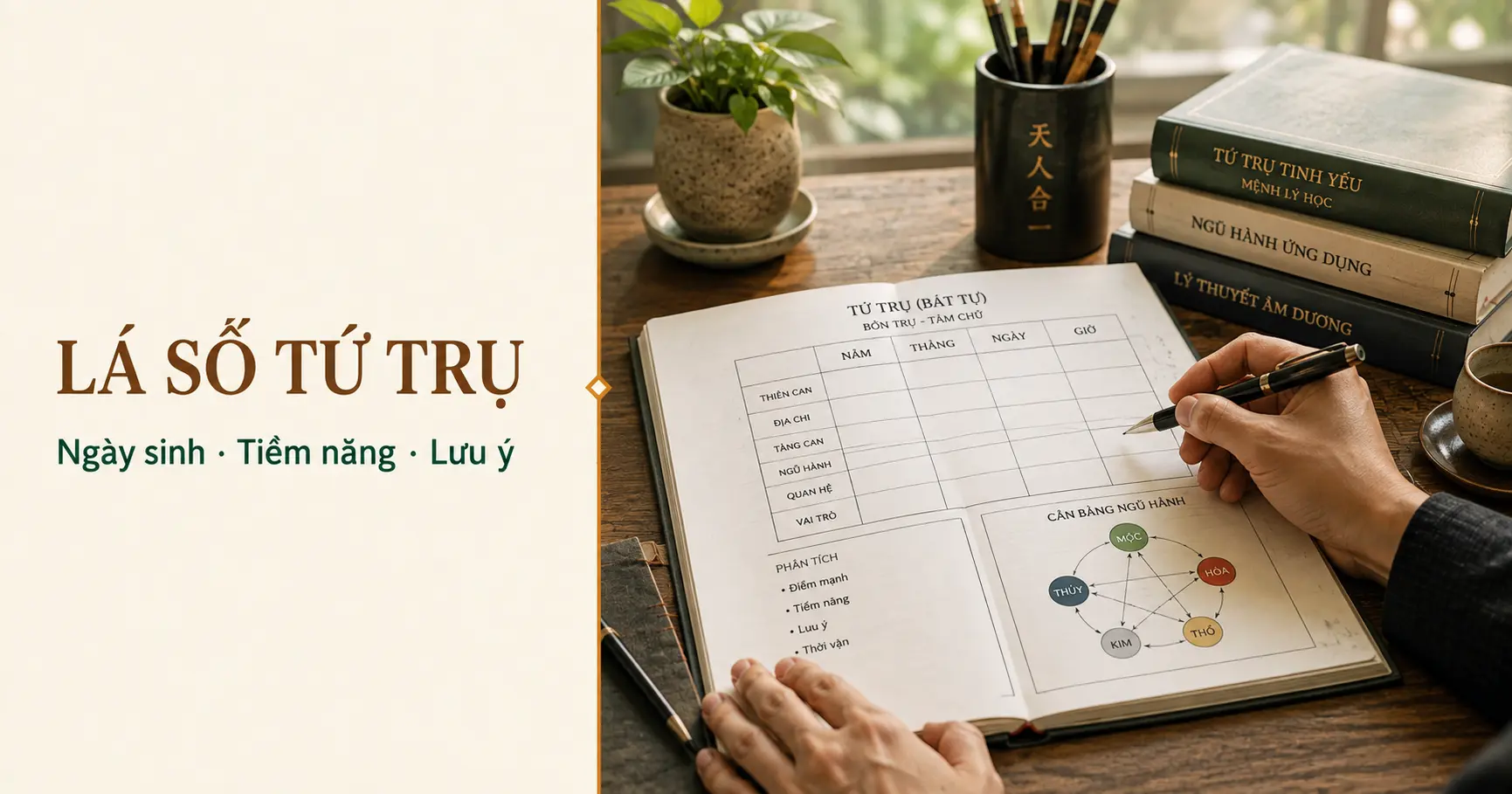Tư vấn lá số Tứ Trụ phân tích theo ngày sinh dương lịch