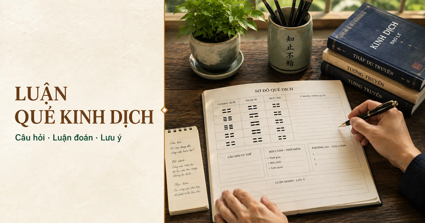 Luận giải quẻ Dịch cho một sự việc và một câu hỏi cụ thể