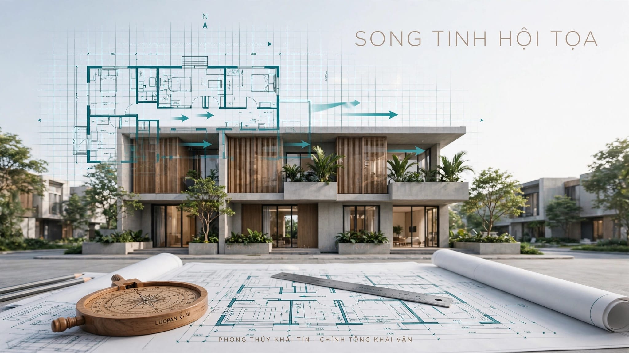 Song Tinh Hội Tọa: bố trí nhà ở cho đúng